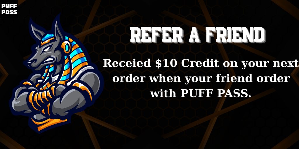 Puff Pass weed delivery promos.