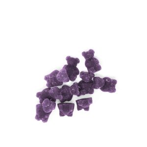 Jesus turned water into wine. We turned grapes into these sweet gummy bears, which are simply delicious. Each soft and chewy edible is a real treat for your taste buds. Take them by the handful. You can thank us later. 10 cannabis-infused gummies Each bag contains 100mg of THC Made with organic ingredients Available only in Canada.