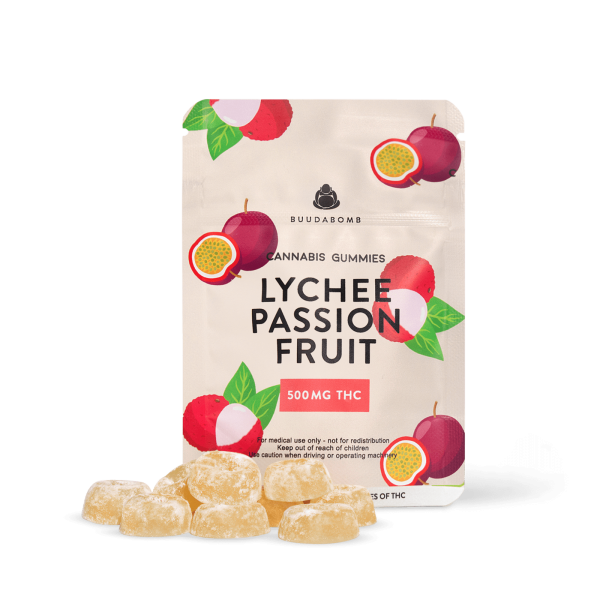 Buudabomb Lychee Passionfruit Gummies