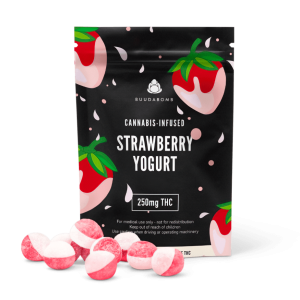 Buudabomb Strawberry Yogurt Gummies