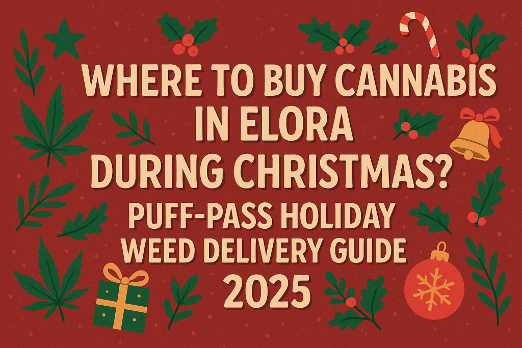 Where to Buy Cannabis in Elora During Christmas? Puff-Pass Holiday Weed Delivery Guide 2025