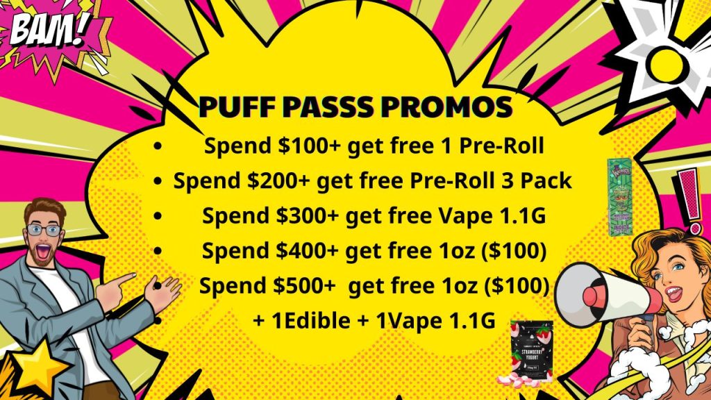 Puff Pass Weed Delivery Guelph, fergus,