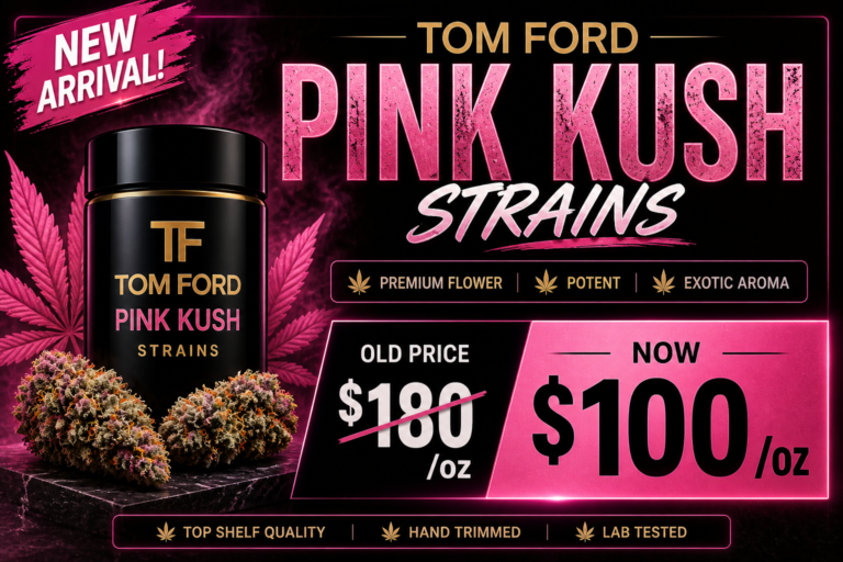 Tom Ford Pink Kush strains Puff Pass Cannabis