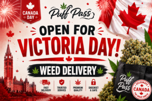 Weed delivery in guelph, Open for Victoria Day 2026