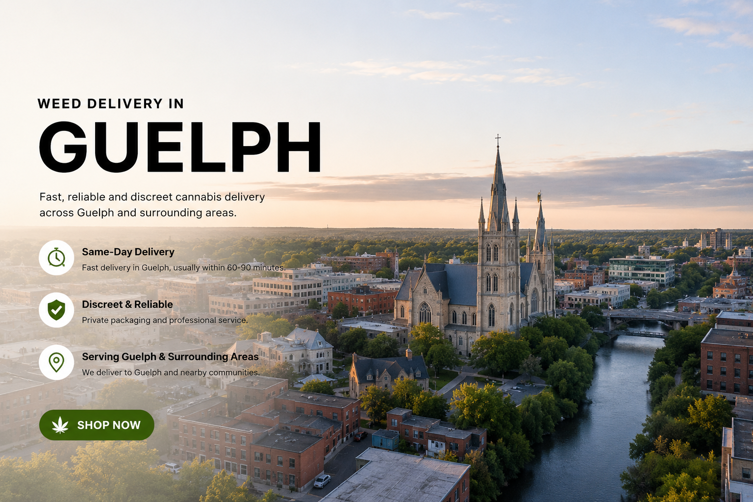 Weed delivery in Guelph , Puf Pass is the best cannabis delivery