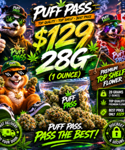 Mix and Match Ounce Cannabis Deal $129 | 28G Weed Delivery Guelph | Puff Pass