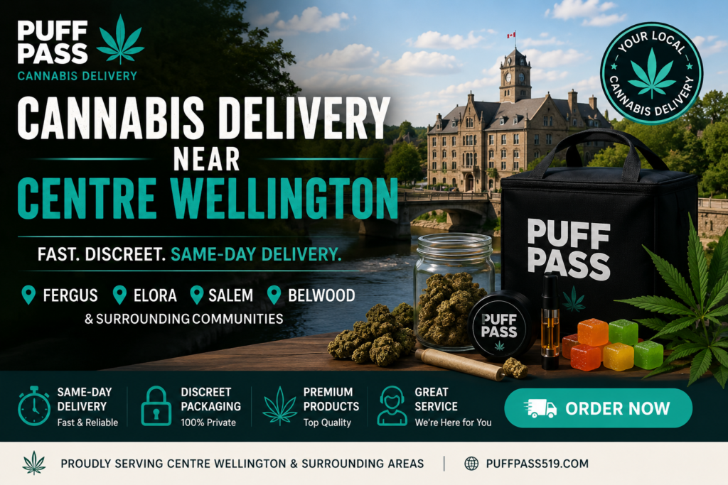 Cannabis Delivery Centre Wellington by Puff Pass
