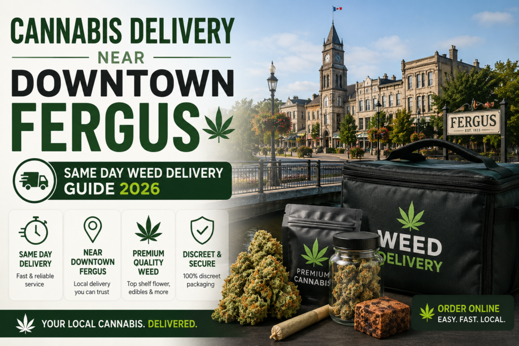 Cannabis Delivery Near Downtown Fergus | Same Day Weed Delivery Guide 2026